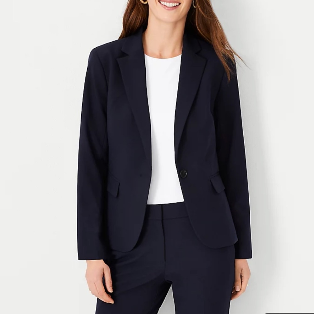 Ann Taylor Suit Jacket Blazer Size 2P